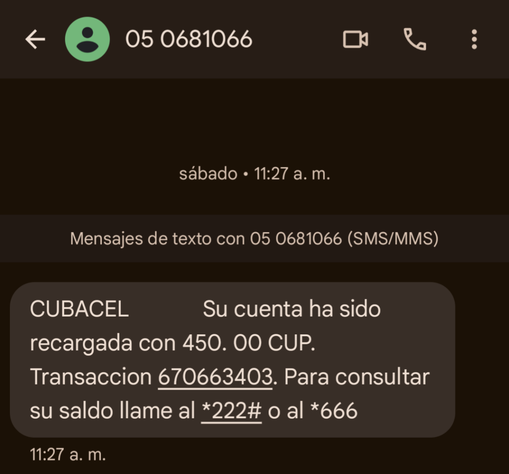 Estafa de saldo móvil